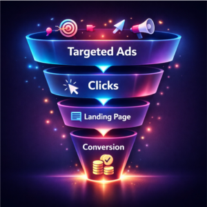 Ad Variation 2: PPC Funnel Visual