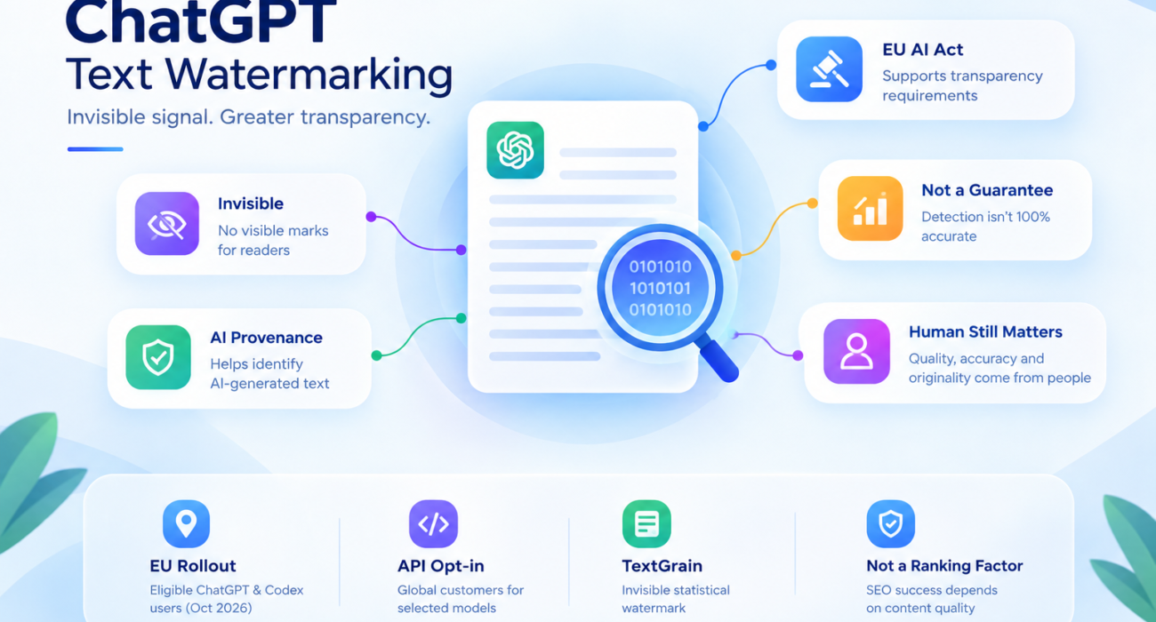 ChatGPT Text Watermarking: What the Latest Update Means for AI Content and SEO